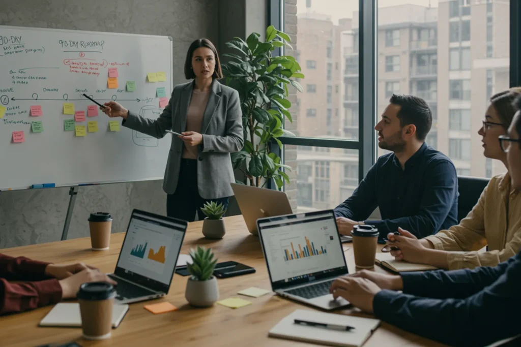 fractional-cmo-guiding-startup-team-with-strategy-roadmap-while-fractional-marketers-execute-seo-ppc-and-content.webp