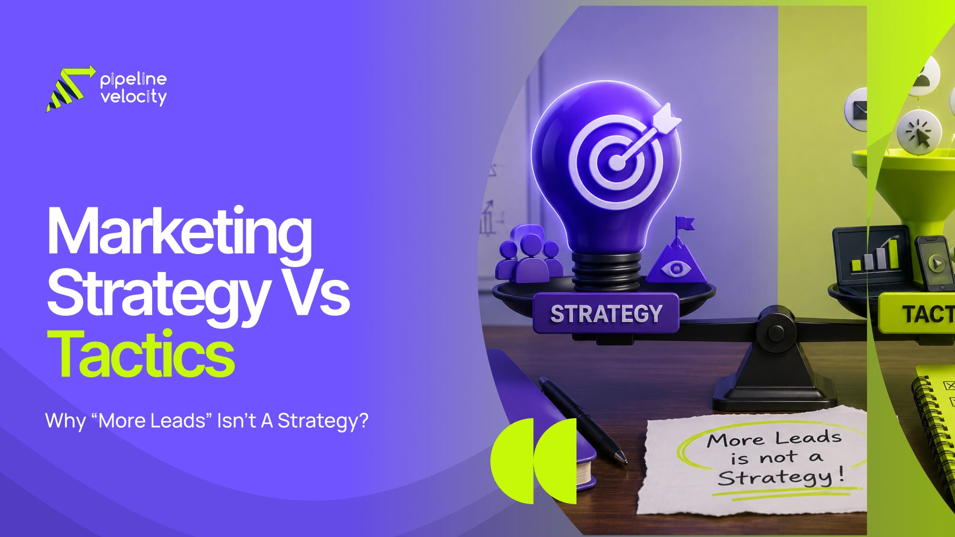 Understand the gap between marketing strategy vs tactics and why more leads alone cannot sustain business growth.