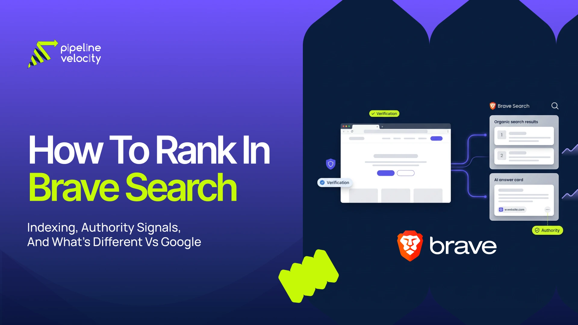Learn how to rank in Brave Search with indexing, authority signals, content structure, AI visibility, and key differences from Google SEO.