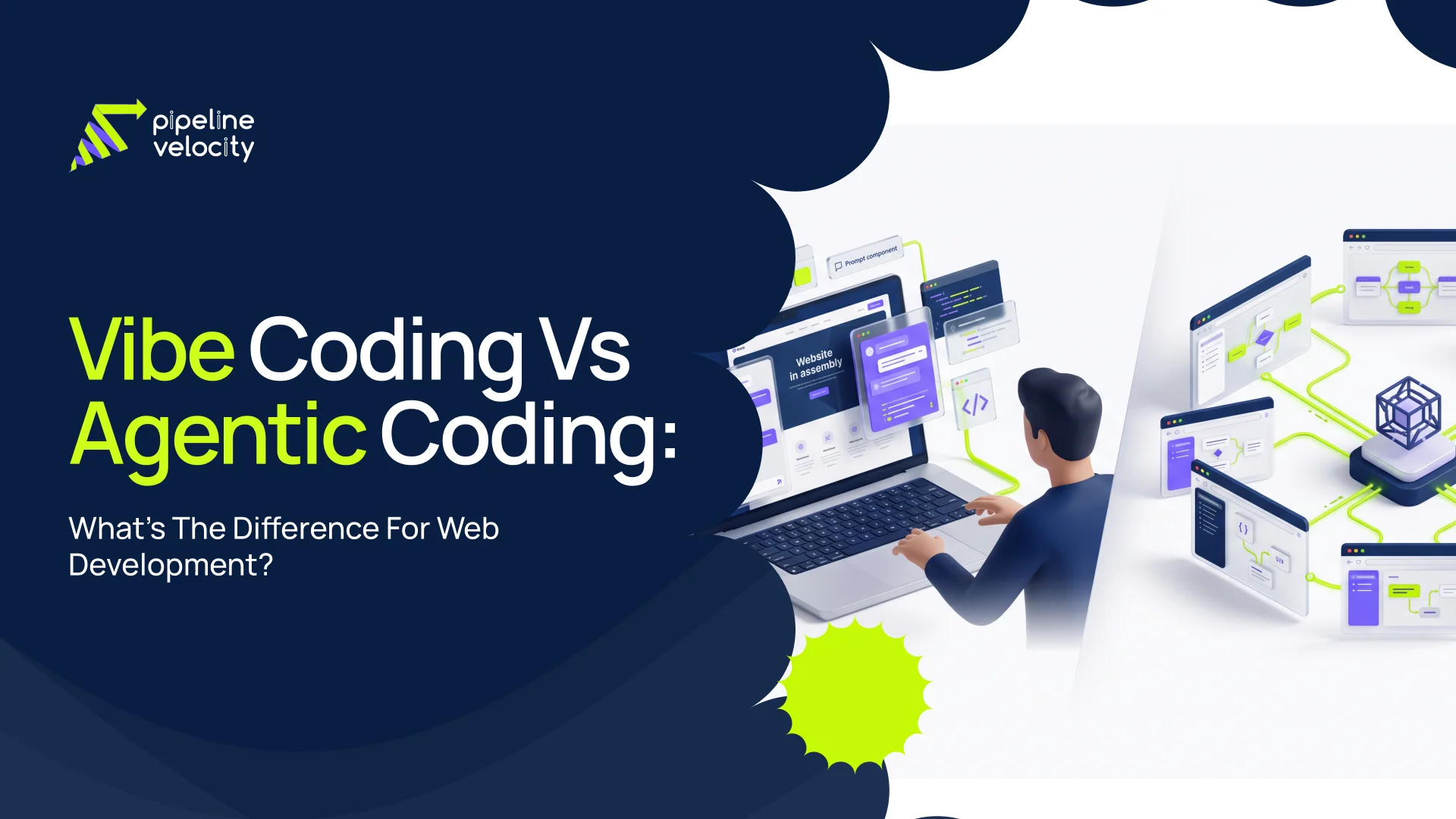 Compare vibe coding and agentic coding by workflow, review, permissions and release responsibility for business websites.